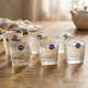 Glass Cup Set - 6 Pcs